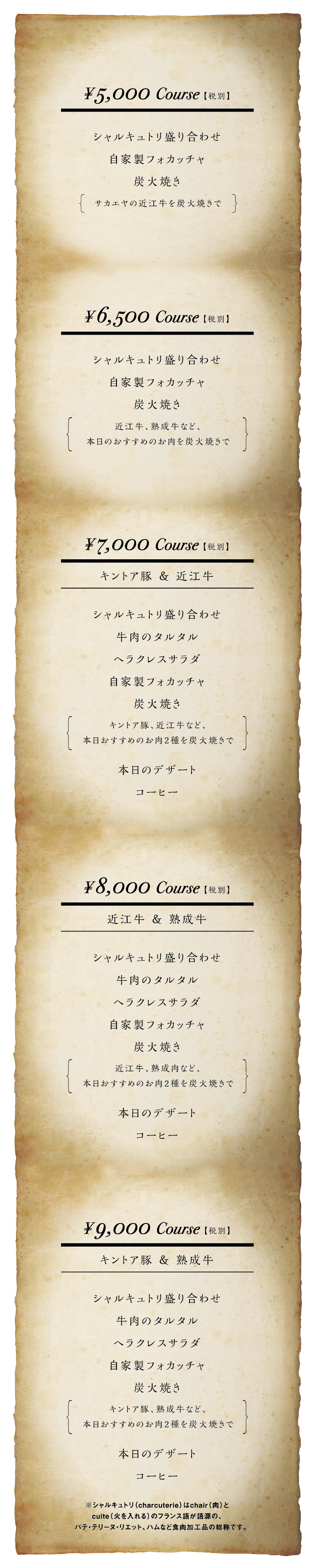 7,000 Course 8,000 Course 9,000 Course